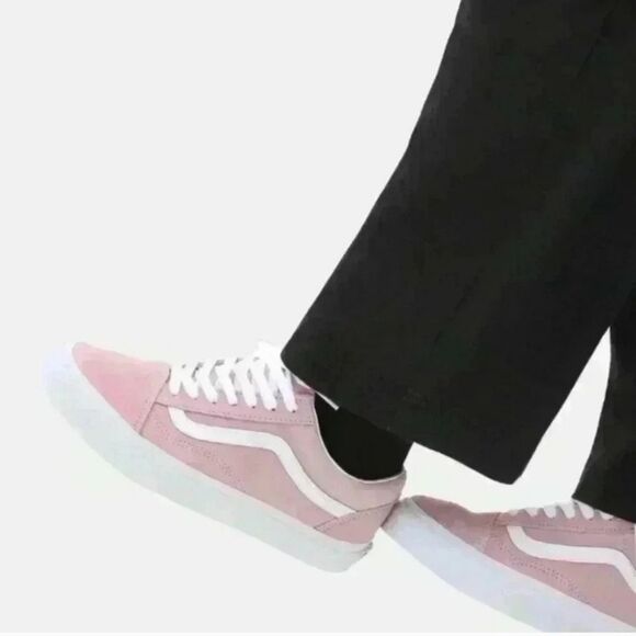 Vans old skool Suede Pink snickers - Picture 1 of 12